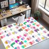 Peppa Pig Pattern Rug, Indoor/Outdoor Mat, for Picnic, Gameroom, Bedroom, Office, Living Room, Home Decor Carpet, Birthday Gift