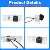 HD Rear Camera For MINI Convertible F57 R57 Cooper Dynamic Trajectory Night Vision Backup Reversing Camera License Plate Camera