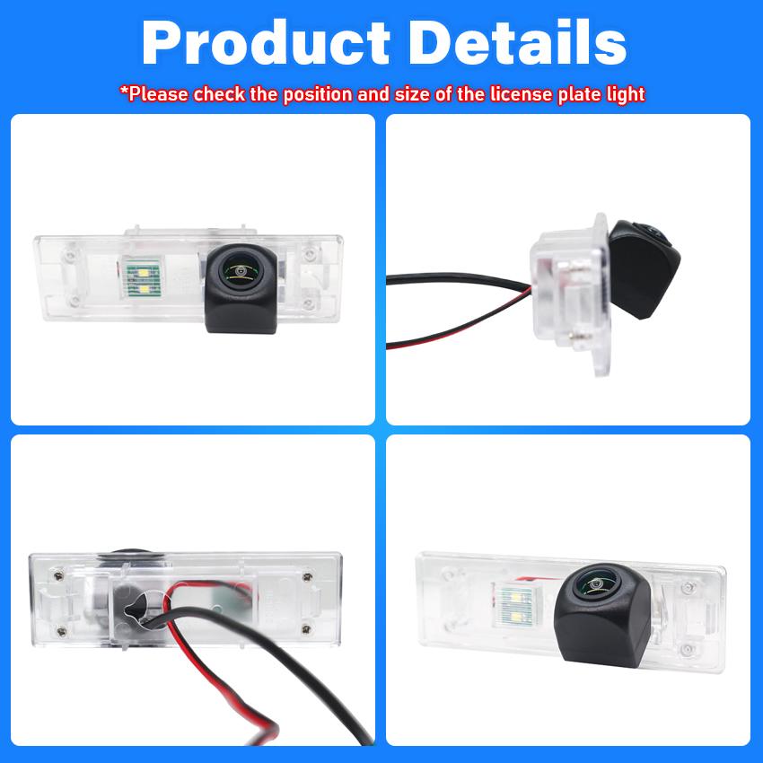 HD Rear Camera For MINI Convertible F57 R57 Cooper Dynamic Trajectory Night Vision Backup Reversing Camera License Plate Camera
