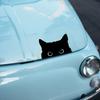 Car Bumper Sticker Car Exterior Decoration Sticker Cartoon Funny Peeking Cats Sticker Waterproof Decal for Car Truck