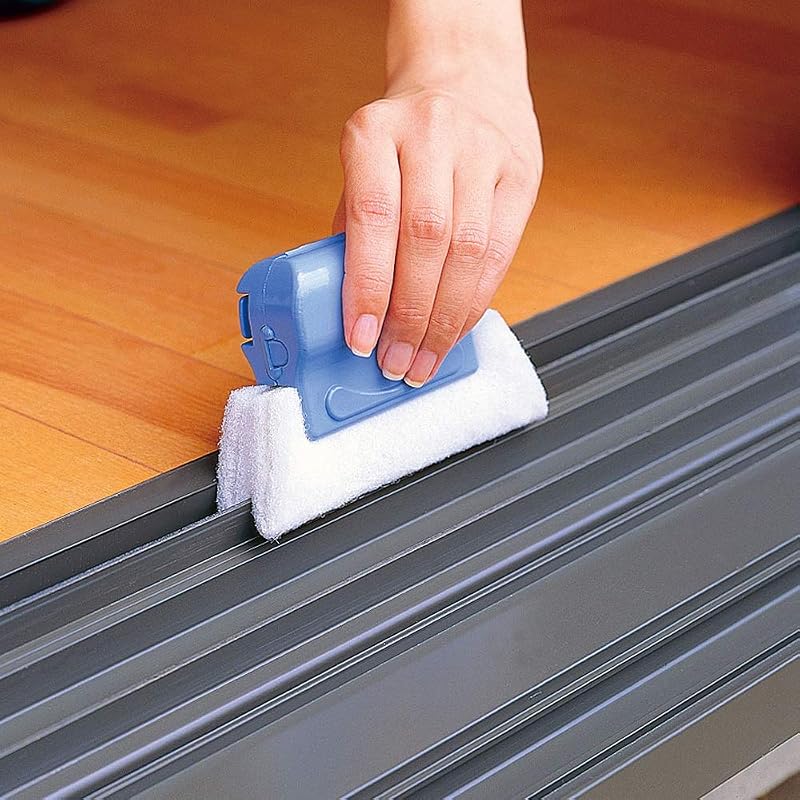 Azuma Kogyo Azuma Window Sash Cleaning Sponge, Sash Wiper, 14 X 8.5 X 3.5 Cm, Can Be Used by Sandwiching with Two Non-woven Fabrics, AZ143 White,