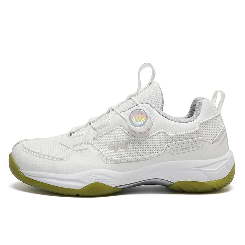 Rotating Button Badminton Shoes, Tennis Shoes, Md+Rubber Sole, Versatile Sports Shoes For Both Men And Women, Suitable For Indoo