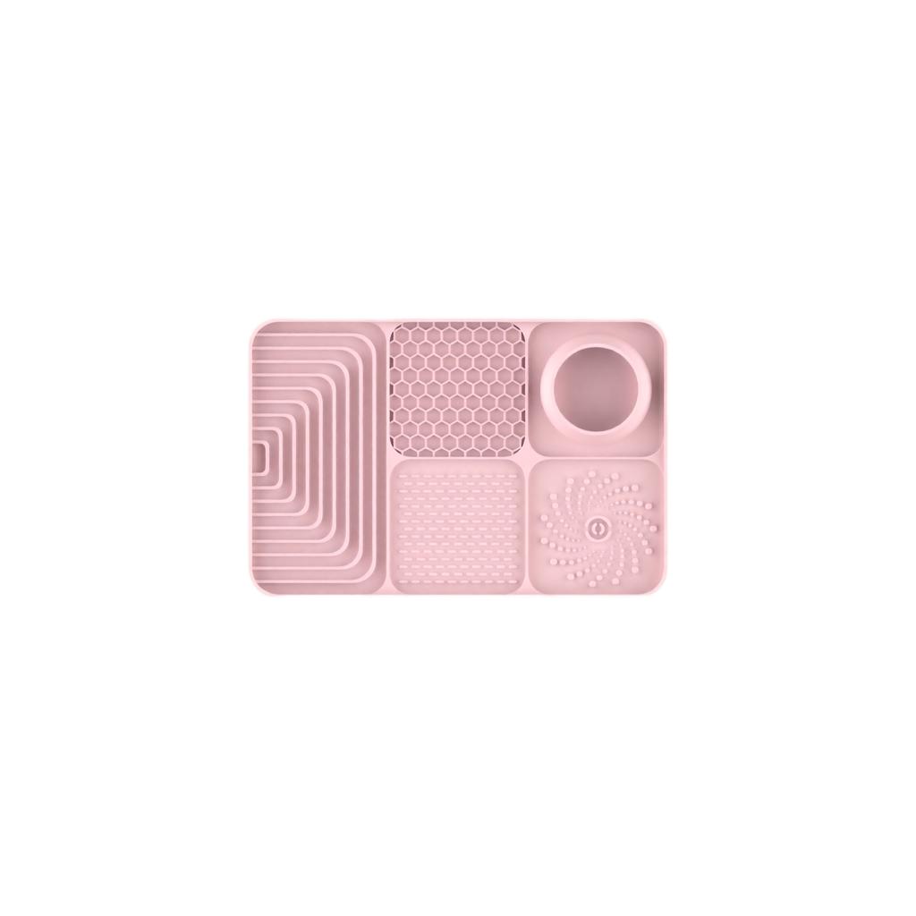 Silicone Pet Slow Feeder Lick with Strong Suction Cup Non- Dog Bowl Bowl Feeding Pad Rectangle