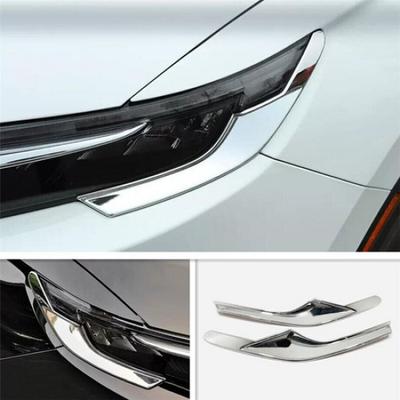 For Honda CR-V CRV 2023 2024 Chrome Front Headlight Eyebrow Eyelid Cover Trim