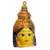 @ Yellow Ammavari Face Varalakshmi For Pooja Hanging 70Gm Zr-7051-60%Off