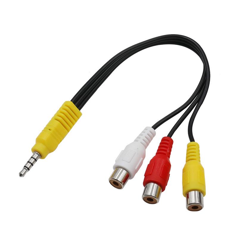 

RCA до 3,5 мм Адаптерний кабель AV «Один до трьох» для Skyworth/TCL