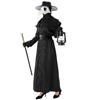Halloween morový lekár cos kostým vtáčí zob čierna vrana maska Halloween morový lekár kostým hororový lekár kostým