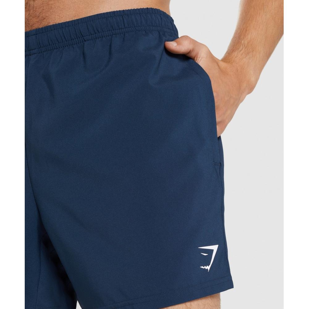 Gymshark Arrival 5  Shorts Navy A2a1m Ubcy