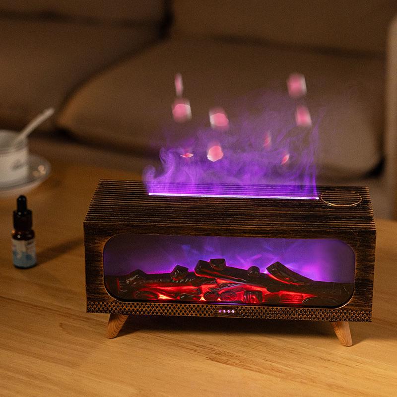 Silent Flame Lamp Essential Oil Diffuser for Bedroom