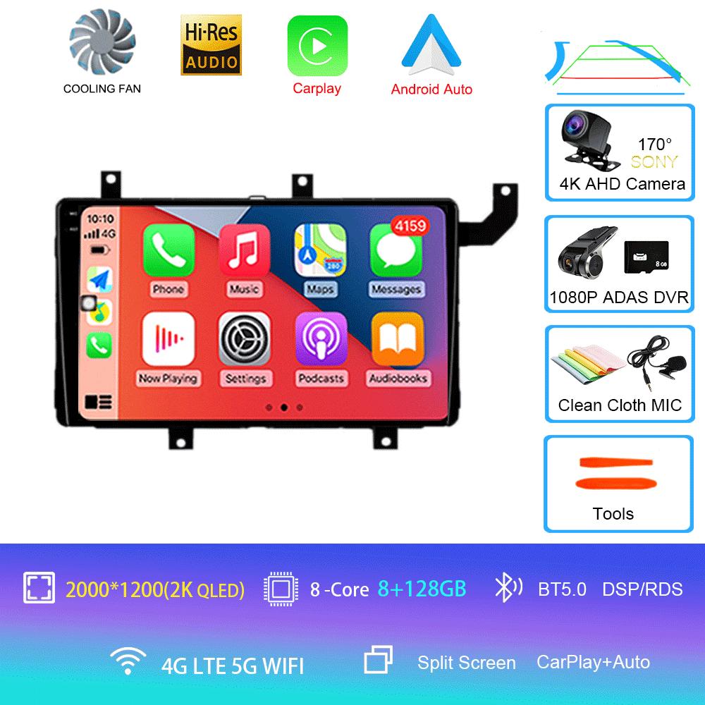 Car Radio Android 14 Carplay Auto For Toyota Tacoma N300 2015-2021 Multimedia Video Player GPS Navigation Stereo Head Unit Audio