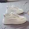 2025 Spring Women's White Breathable Versatile Sneakers - Casual Canvas with Soft Sole for Spring & Autumn