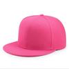 Men's Solid Color Flat Brim Baseball Cap - Spring/Summer Woolen Hip Hop Hat