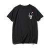 French couple clothing summer clothing niche design sense new ins super hot trend couple short-sleeved t-shirt class uniform