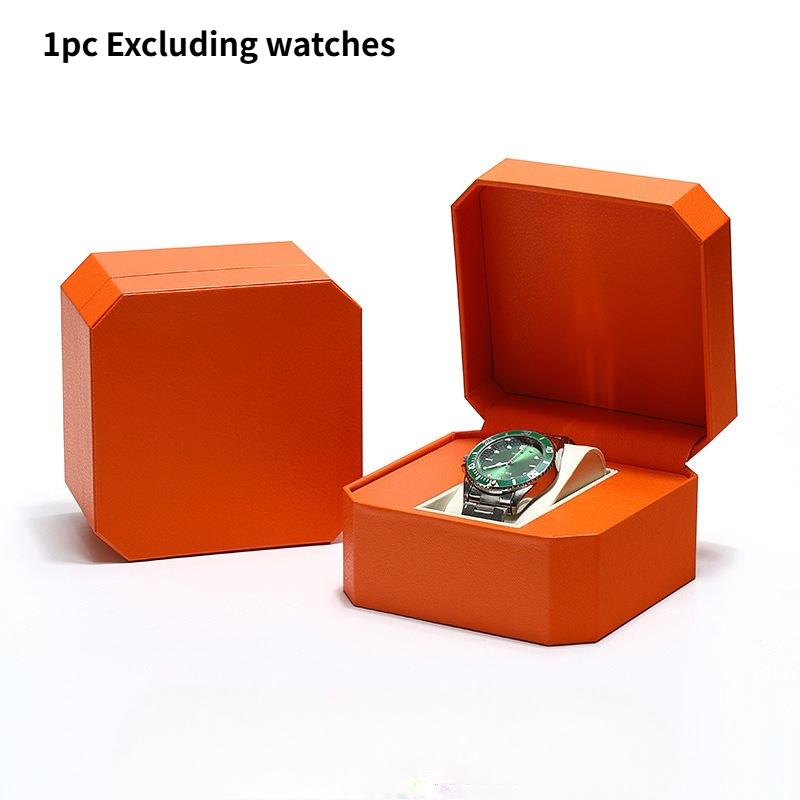 

PU Leather Octagonal Watch Box - Flip-top Design, Ideal for Watch Storage and Packaging, Suitable for Small To Large Watches