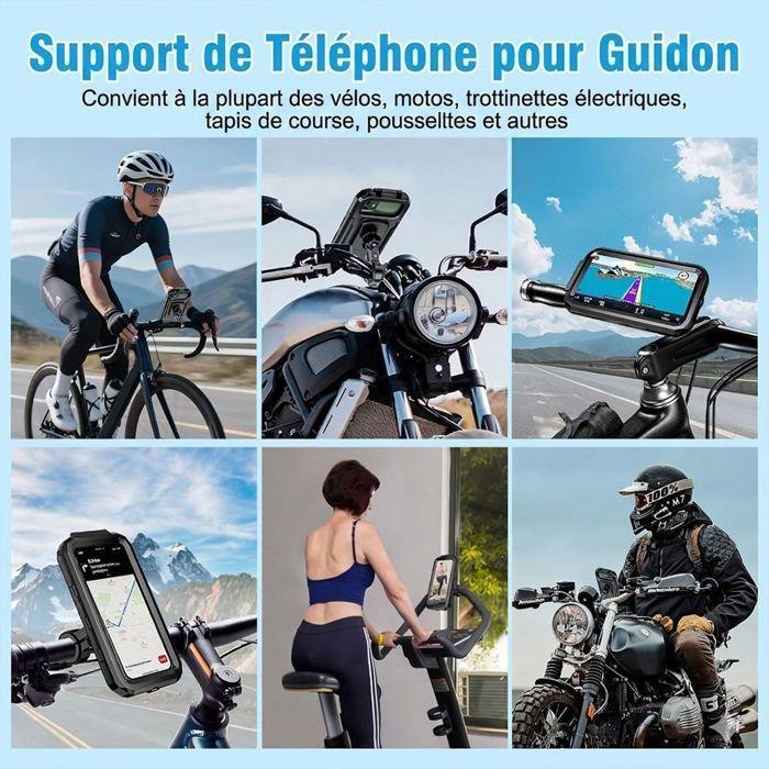 Universal Bike Scooter Phone Mount, Waterproof Anti-Drop 360° Rotatable Adjustable