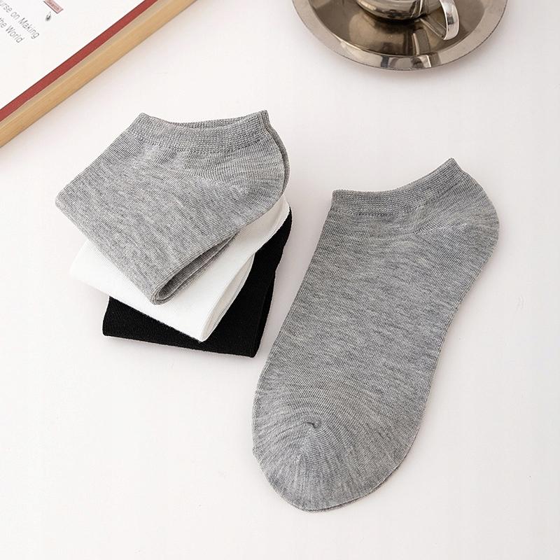 Foot Socks 100% Cotton Comfortable Unisex Cotton 38-44 Gray