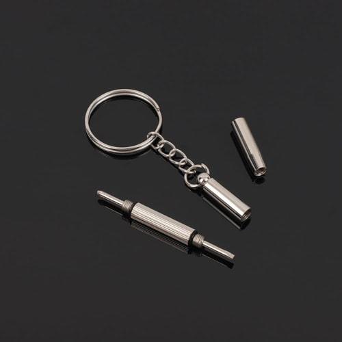 EDu Silicone Eyeglass Screws, Nose Pads, Eyeglass Screwdriver, Machine Screws, Repair Parts Accessories (10 Pieces)