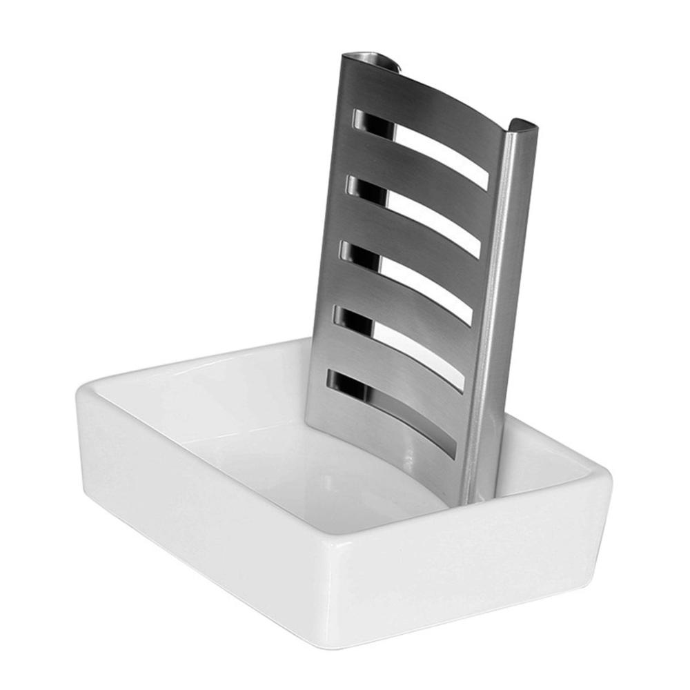 Easy to Clean Fast Drying Storage Tray Soap Container Box Draining Rack Sponge Holder Soap Dish