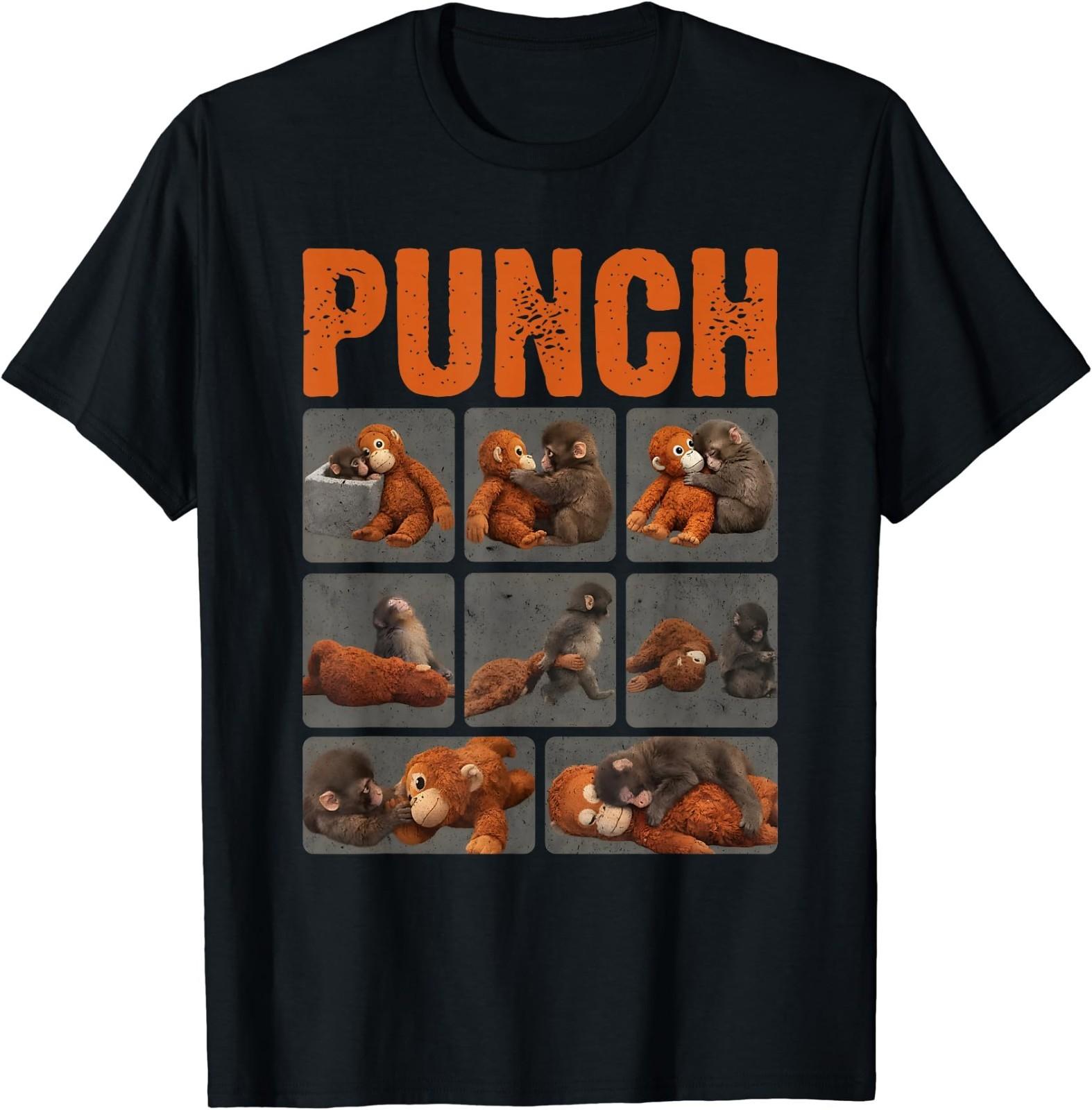 Baby Monkey Punch Punch Cute Monkey T-Shirt S разноцветный