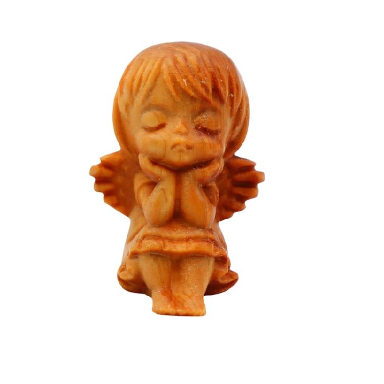 Hand Carved Wooden Angel Statues Home Decorations for Living Room Angel Figurines Collectibles Figurines Centerpieces 1