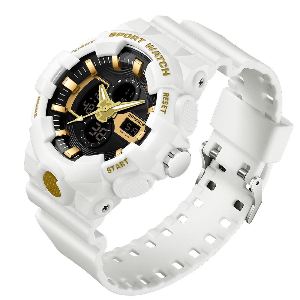 Sanda Luminous Unisex Multifunctional Casual Electronic Watch