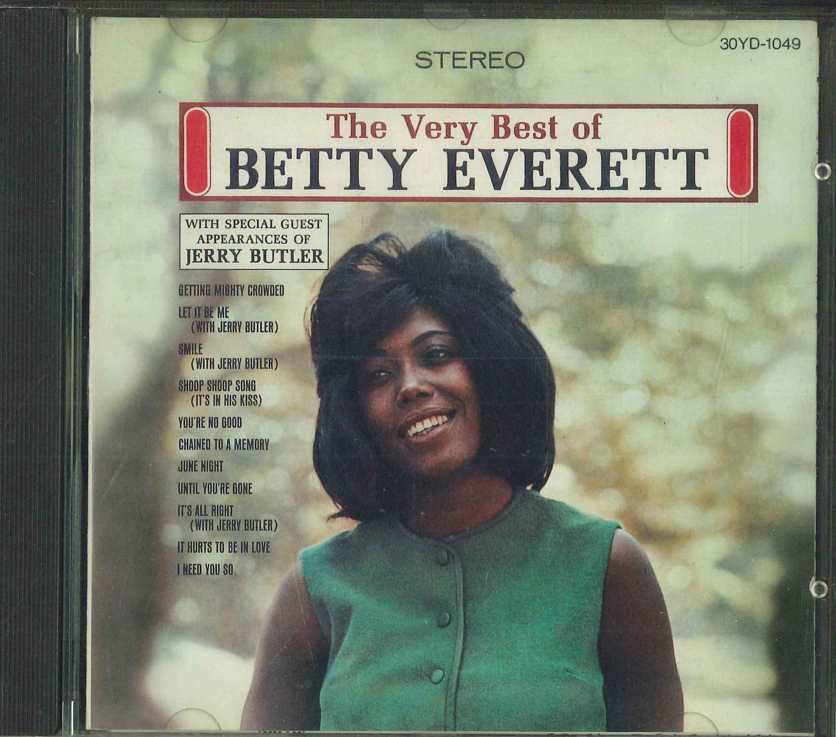 

CD BETTY EVERETT - Best Of Betty Everett 30YD1049 EMI 1987 Japan Soul/Funk Used