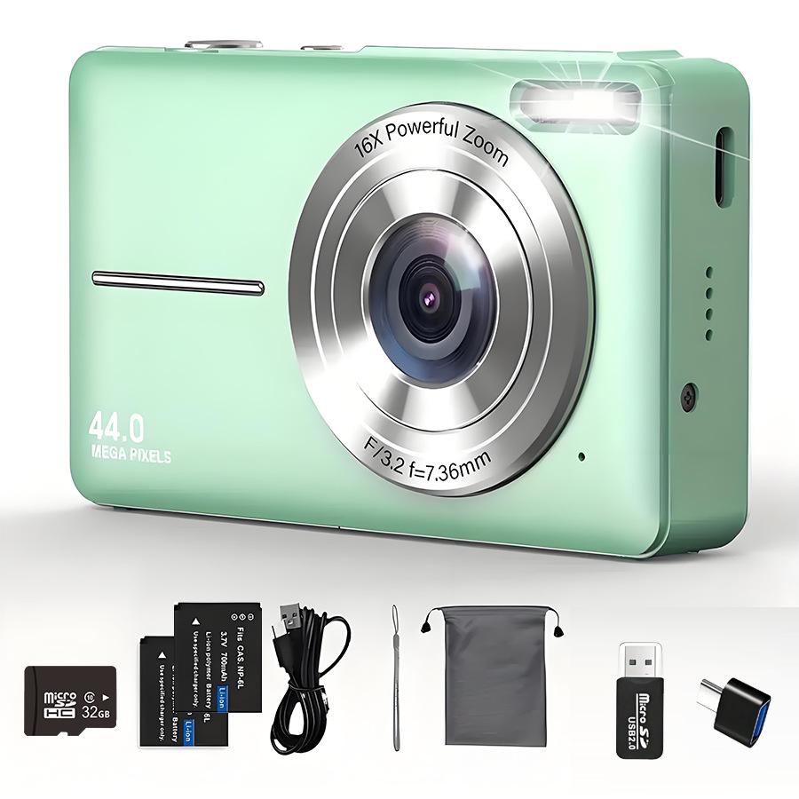 High-Definition Retro-Style Student CCD Camera with Self-Timer