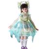 Girls' Green Winter Elf Princess Dress - Puff Skirt & Sweater Combo
