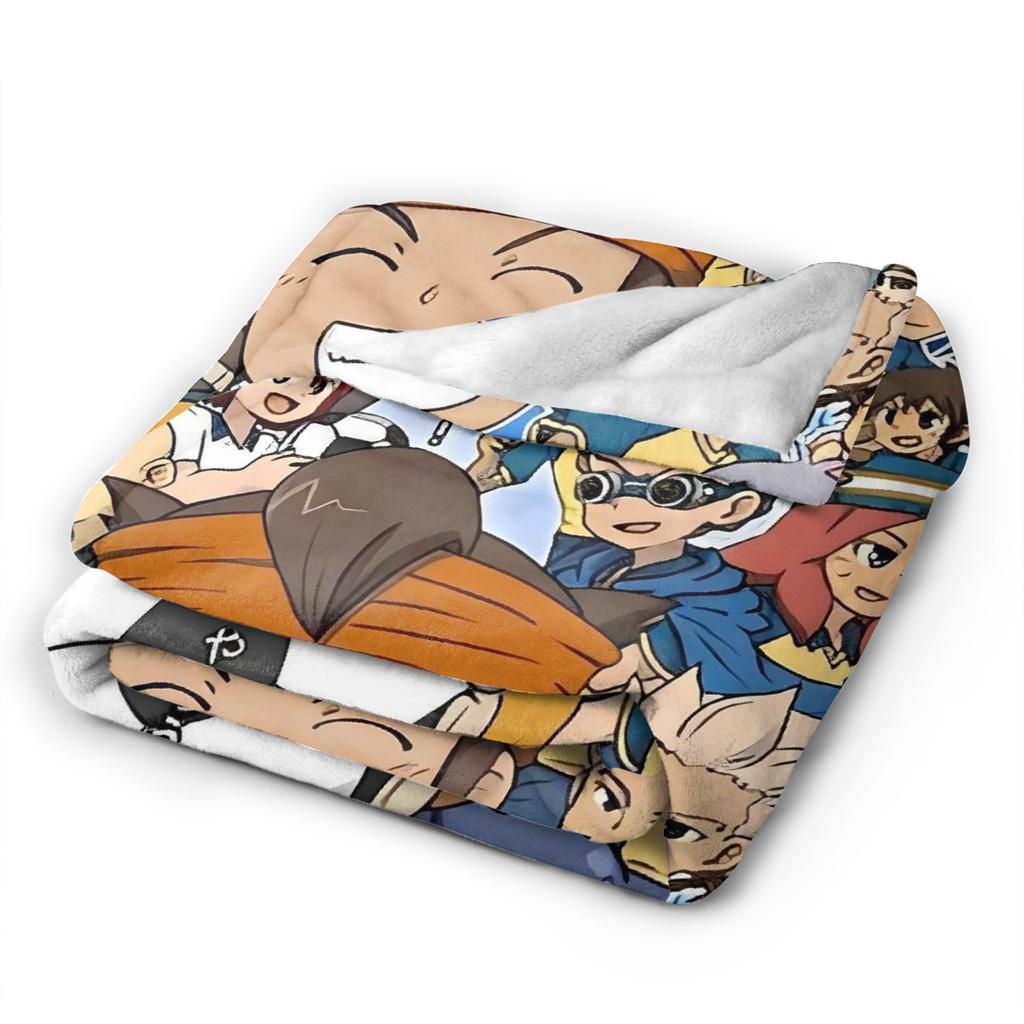Inazuma Eleven Axel Blaz Gouenji  Blanket  Camping Flannel Throw Blanket For Couch Bed Super Soft Custom DIY Quality Bedspread