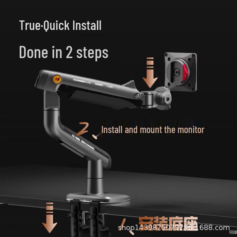 NB X5 Gaming Curved Monitor Arm: Adjustable, Rotating, and Suspended Ultrawide Screen Mount