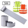 5M Thermotransfer Reflektierendes Klebeband DIY Waschbare Warnstreifen Aufkleber Reflektierender Streifen Aufkleber