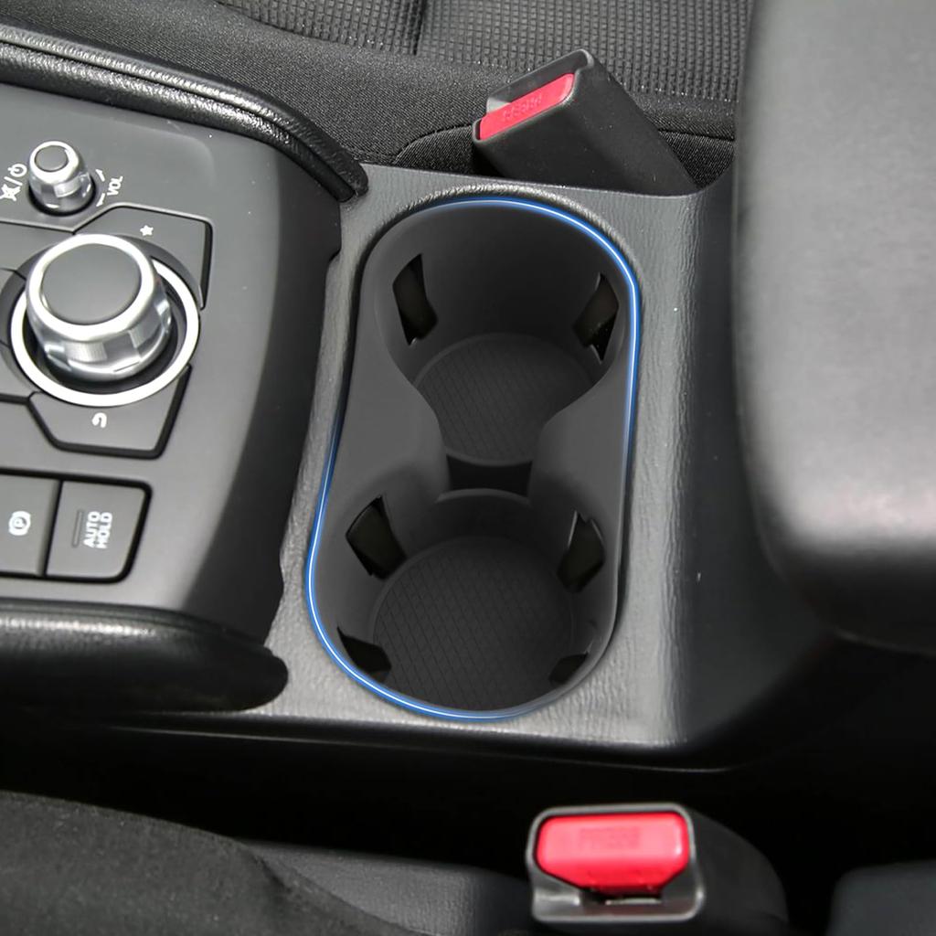 SXCY Mazda KF Series Console Cup Holder Cover with Noise Stain and Scratch Resistant Storage and Interior Storage CX-5 Reduction, Resistant, Case,