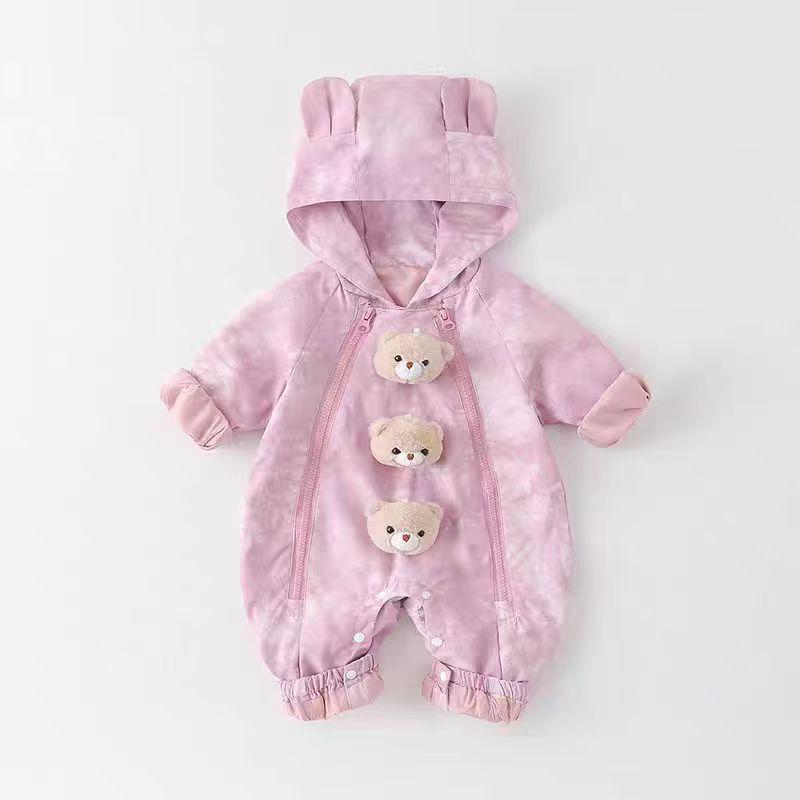 

Baby Cartoon Softshell Romper - Spring/Autumn Outdoor Crawling Suit for Boys & Girls 66 cm