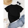 Women's "Don't Forget To Smile" Graphic Tee Round Neck Short Sleeve Regular Fit Spring Summer Motivational Casual Machine Washable Top