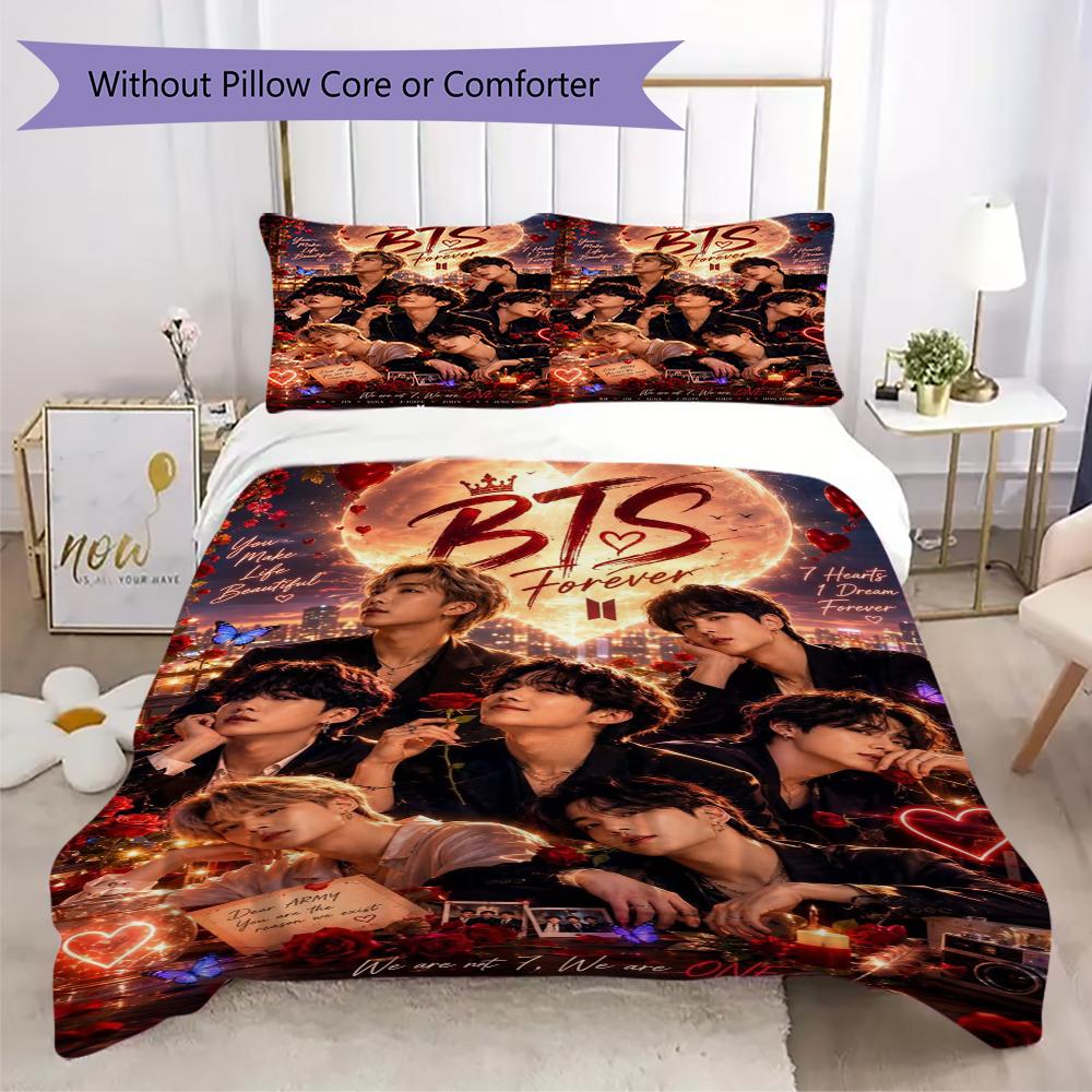 Boy Group Portrait Bedding 1 Duvet Cover 2 Pillowcase Without Core Without Core Duvet Cover And Pillowcase Soft And Comfortable