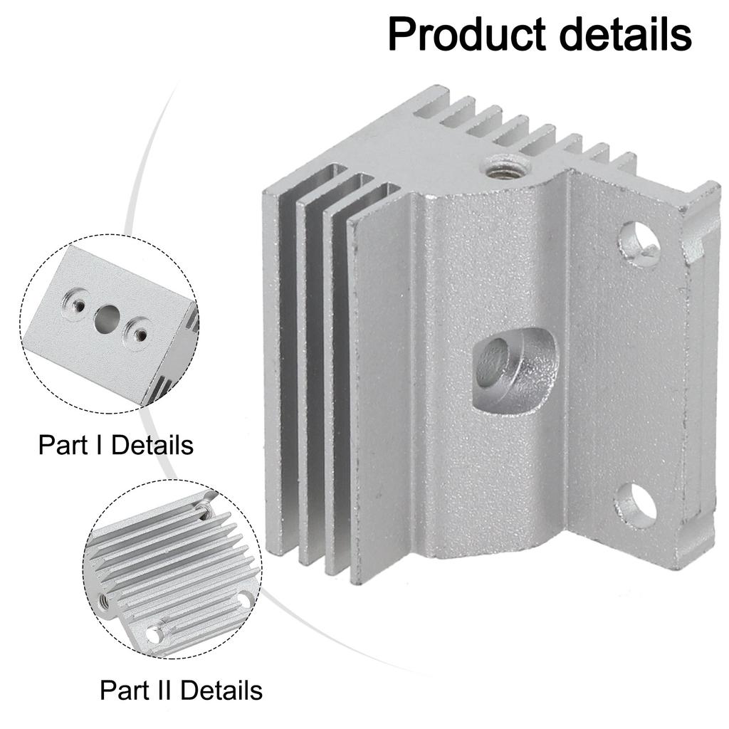 Efficiently Engineered Aluminum Heatsink Radiator for K1 For K1C For MAX For 3D Printers Minimizing Overheating Risks