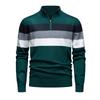 Men Slim Fit Stand Collar Long Sleeve Warm Pullover Casual Knit Sweater