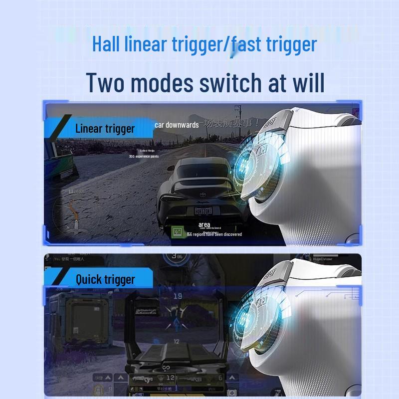 US-Mexico S3 Type-C Bluetooth Dual Mode Mechanical Mobile Game Controller with Dual Hall Stretch.