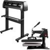 5 In 1 Heat Press Transfer Machine 12x15inch with 34” Vinyl Cutter Plotter Machine Kit Art Craft Printer Sublimation(34”/870mm) Limation (34”/870mm)