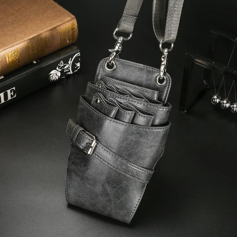Professional Barber Hair Scissors Bag Hairdressing Tools Scissors Kit Bags Hairdressing Barber Scissor Holster Bag