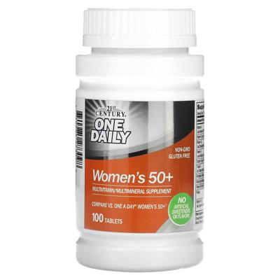 One Daily, Women Over 50, Multivitamin Multimineral, 100 Tablets