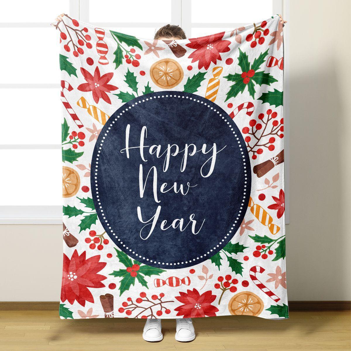 Wish you all the best digitalprinted polyester Bedroom velvet flannel soft sofa cover blanket Fleece soft sofa cover blankets 75x100cm