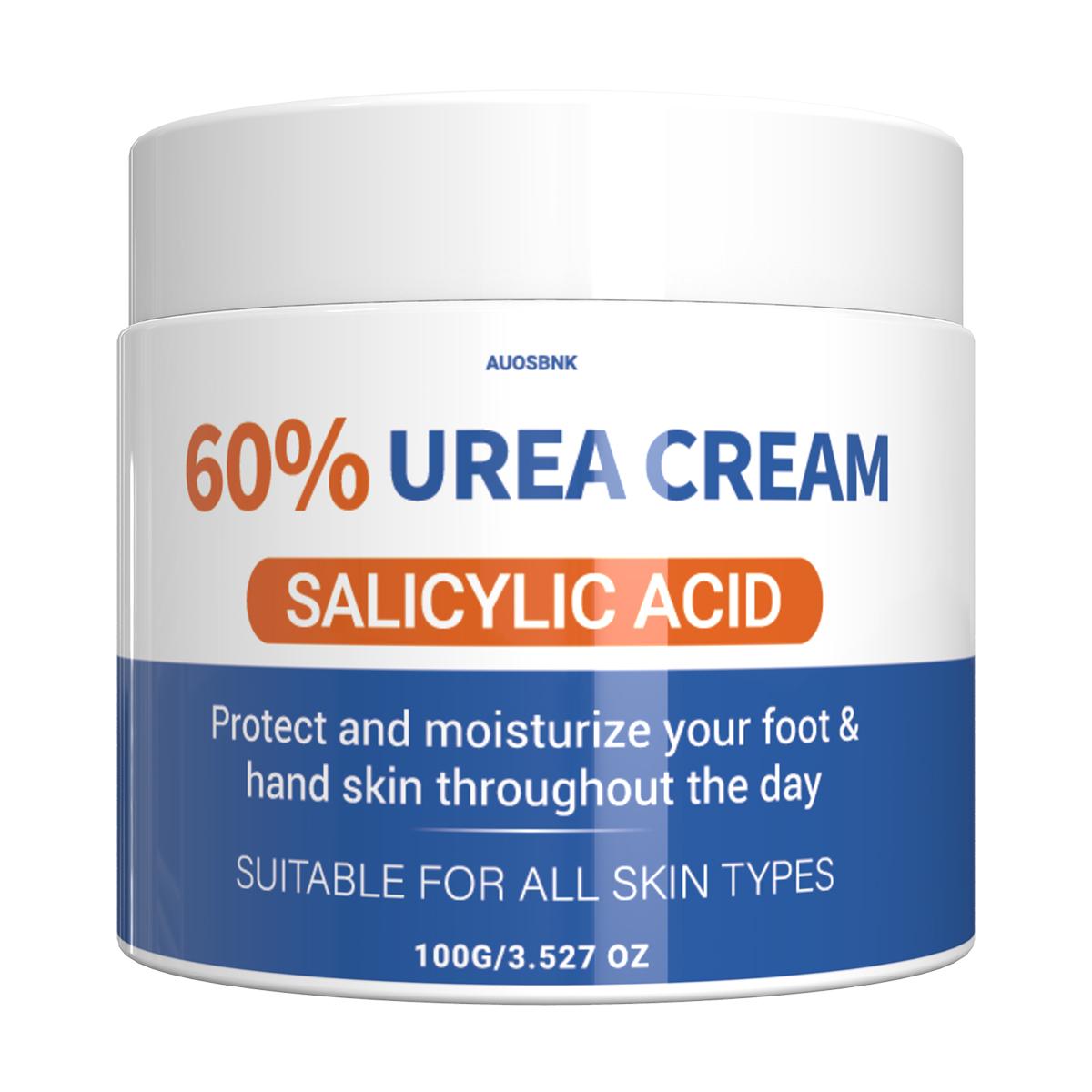 

Крем з 60% сечовини, Крем для ніг і рук з сечовиною, Лосьйон з сечовиною, Швидко вбирається, Нежирний, Без ароматизаторів, Зволожувач з сечовиною для надзвичайно сухої шкіри-100Г