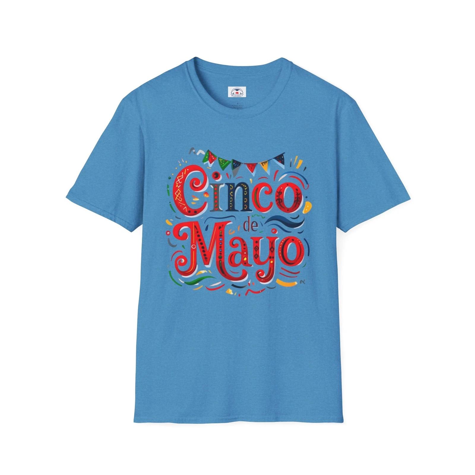 Cinco de Mayo T-Shirt Unisex Tee Softstyle Shirt Festival Apparel Party May 5th S