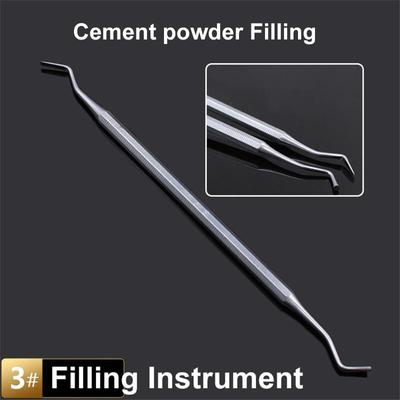 Dental Double Ended Wax Carver Mischmesser Edelstahl Füllwerkzeug Zementpulver Fill-3