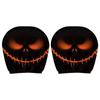 Halloween Ghostly Design Car Headrest Covers Soft Fabric Protectors For Car Interior Accessories Machine Washable 1 Pair