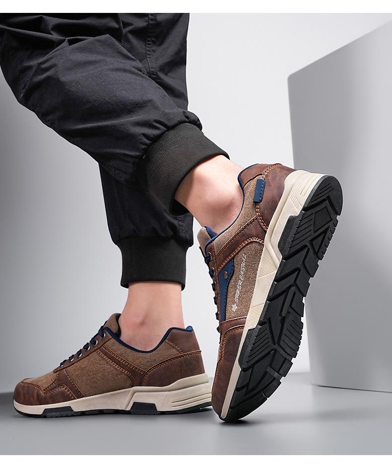 Men's Plus Size Retro Denim Casual Sports Shoes