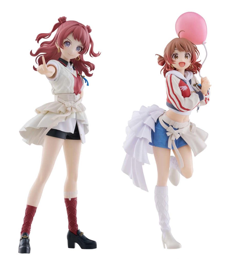 Школьная идол ESPRESTO Hanami Saki Величественная поза Надувная фигурка Hanami Yume Набор из 2 шт. Мастер и (официальный)