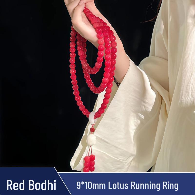 Retro Ethnic Bracelet & Prayer Beads: 108 Bodhi Beads with Scented Sachet Necklace for Women & Men