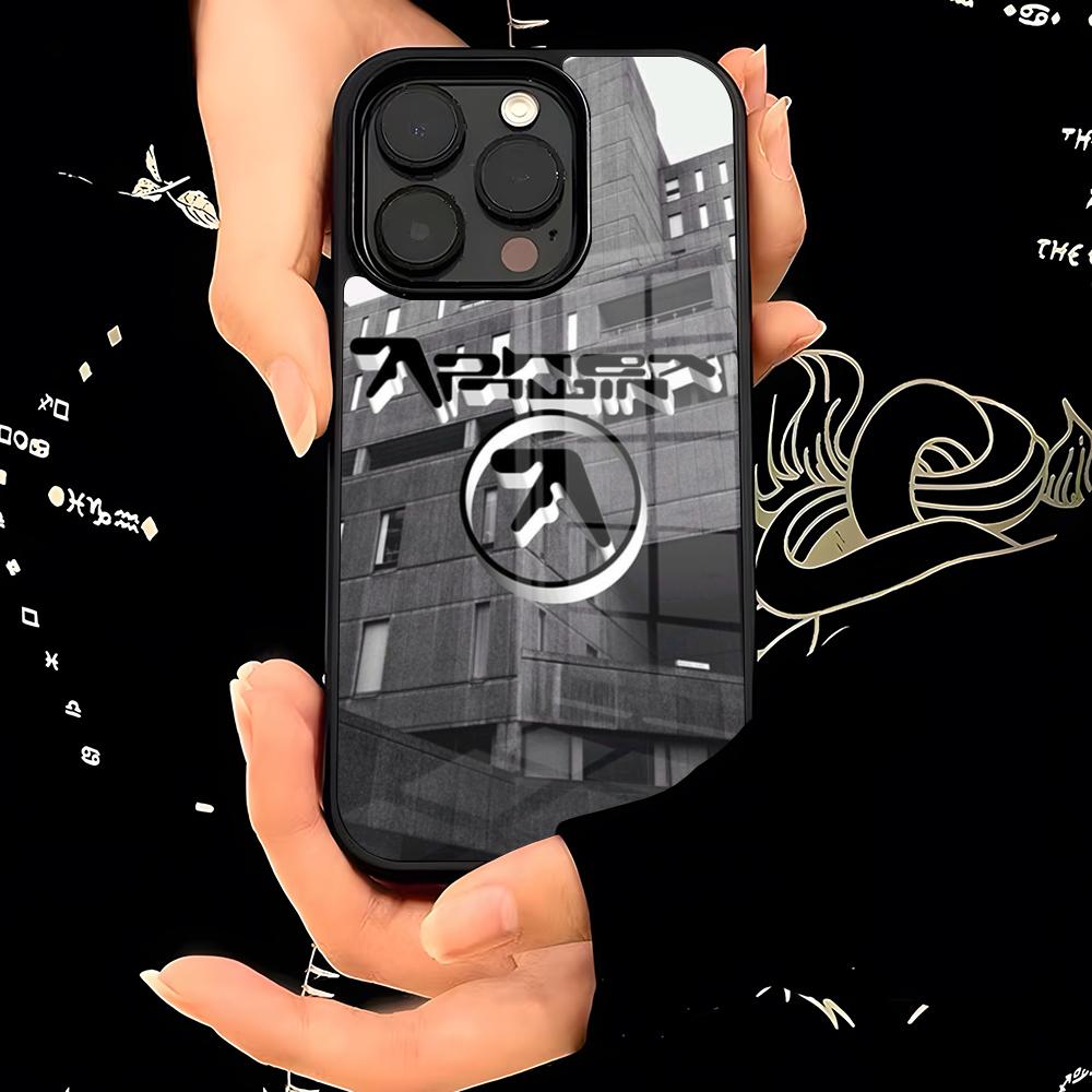 Aphex Twin Symbol Logo Phone Case PC+TPU For IPhone 17 16 15ProMax 13 16 11 12 14 Pro Xs Max Mini Xr X Plus Cover